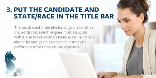3. Put the Candidate and State/Race in the Title Bar
