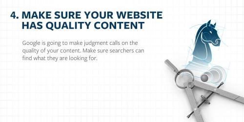 4. Make Sure Your Website Has Quality Content